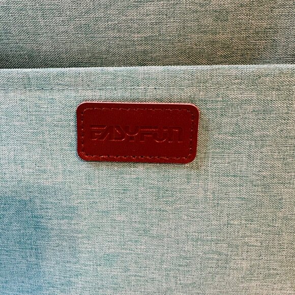 Insulated Lunch Bag with detachable shoulder strap Aqua Green front pocket - Picture 7 of 10